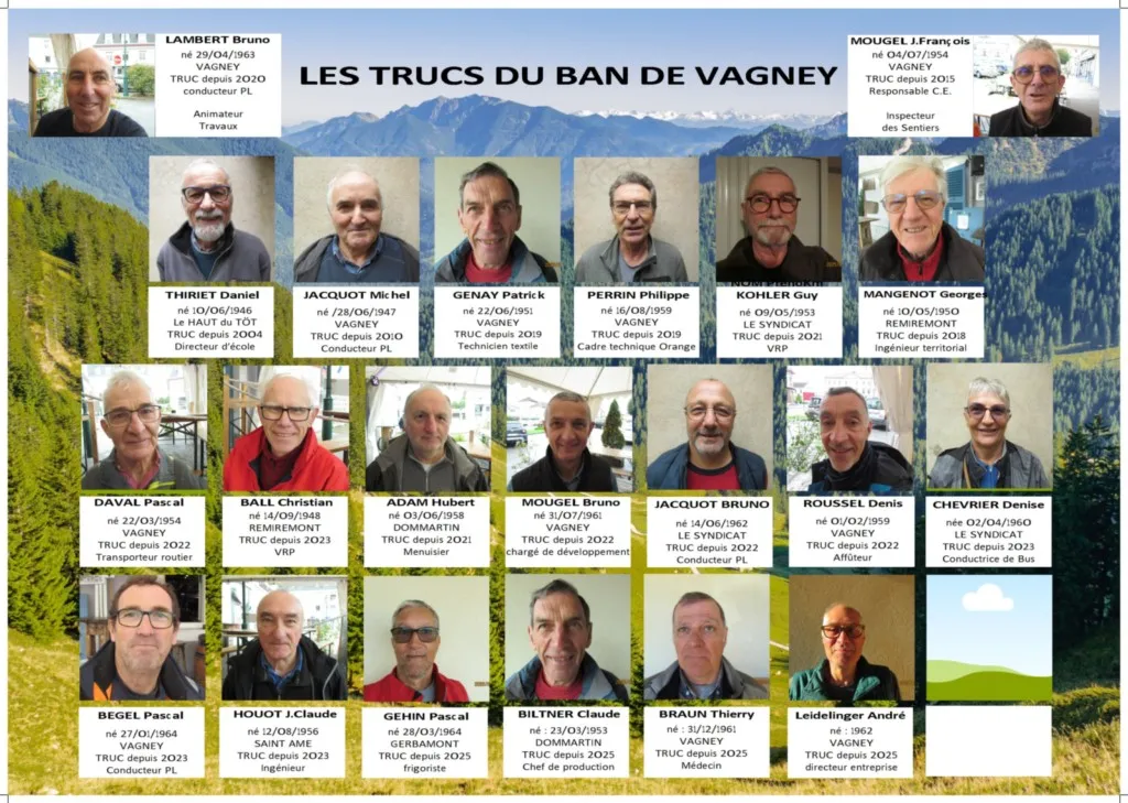 Les TRUCS DU BAN DE VAGNEY
