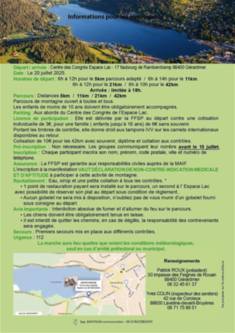 43ème marche populaire vosges 88